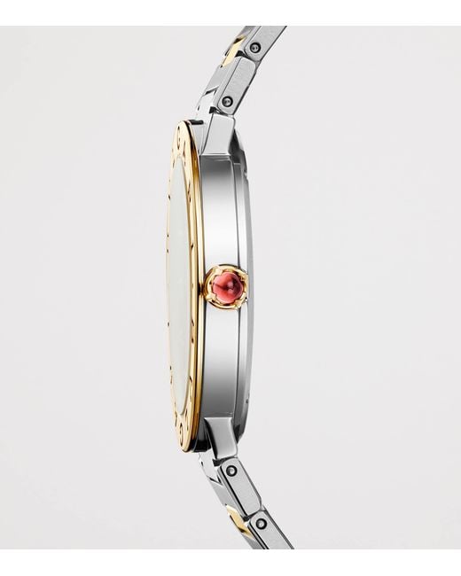 BVLGARI Metallic Stainless Steel And Watch