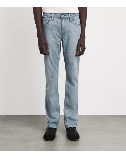 PAIGE Blue Federal Slim-Straight Jeans for men
