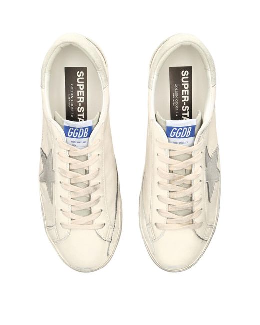 Golden Goose Deluxe Brand Natural Leather Super-Star Sneakers for men
