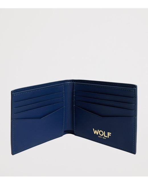 Wolf Blue Signature Billfold Wallet