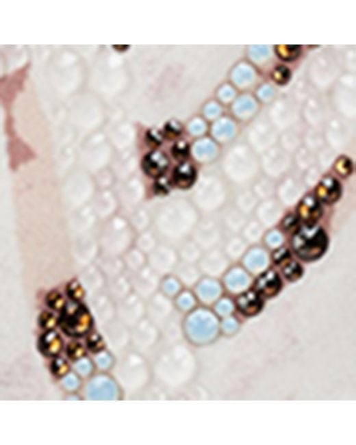 Christian Louboutin Multicolor Miss Z Silk Embellished Knee-High Boots 100