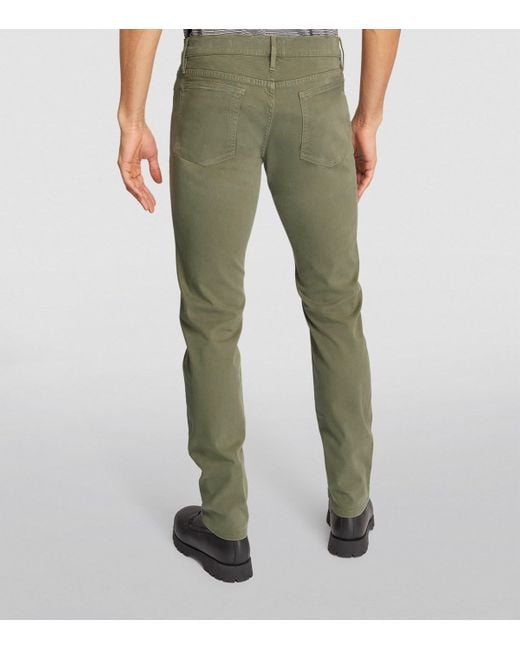 FRAME Green L'Homme Slim Jeans for men