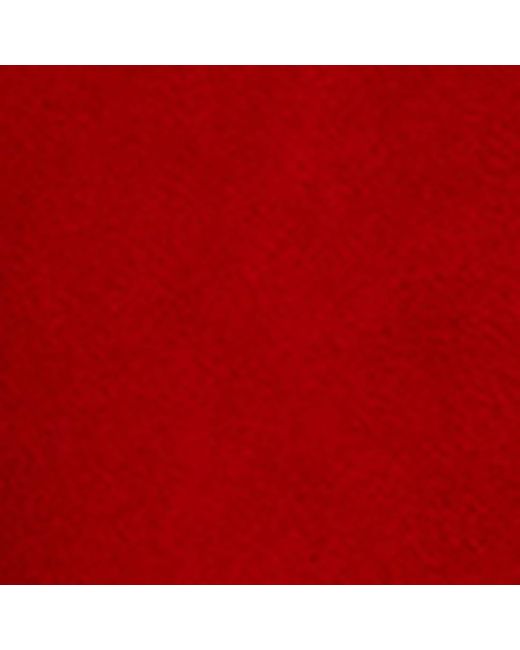 Christian Louboutin Red Baggy Suede Fringed Tote Bag