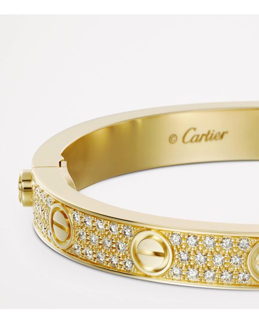 Cartier Natural And Diamond Love Bracelet