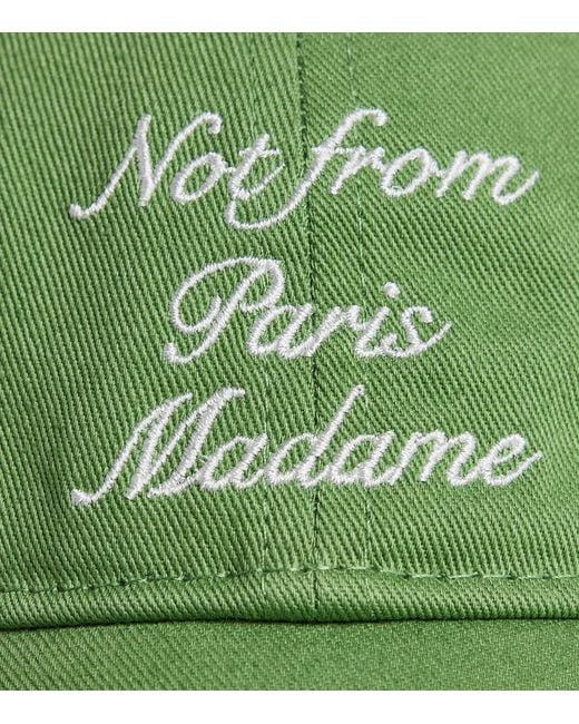Drole de Monsieur Green Cotton La Casquette Baseball Cap for men