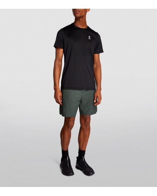 On Shoes Gray Hybrid Shorts for men