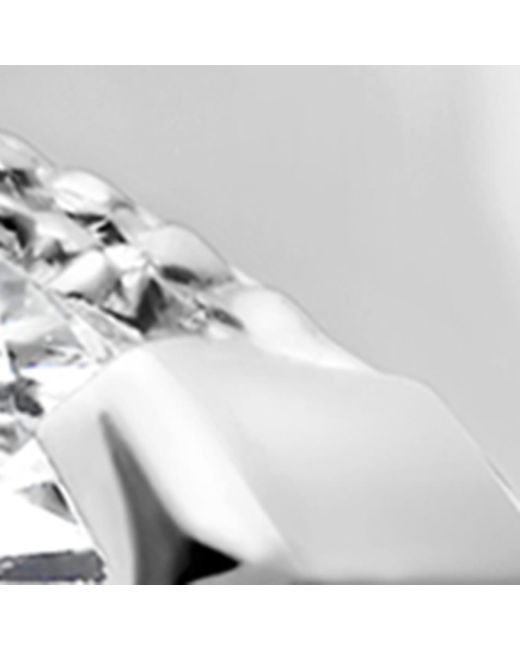 Maria Tash White Triple Teardrop Marquise Diamond Threaded Earring Left