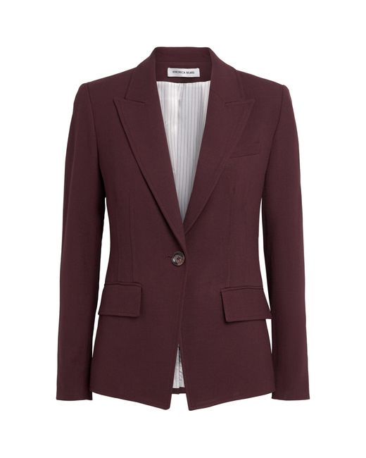 Veronica Beard Purple Isaac Dickey Blazer