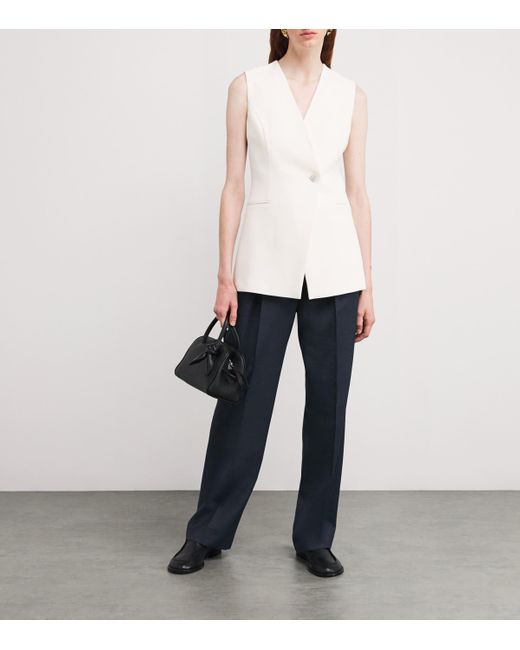 Nomadissem White Cady Tailored Pebble Waistcoat