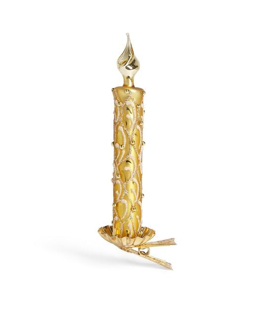 Harrods Metallic Crystal-Embellished Candle Clip