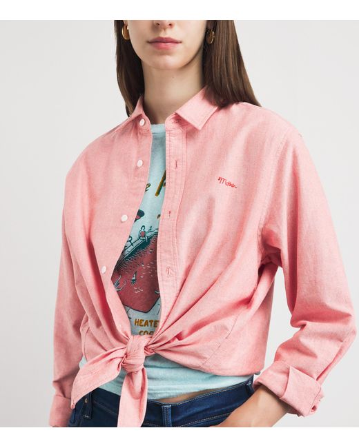 Mother Pink Cotton The Bestie Shirt