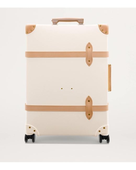 Globe-Trotter White Large Safari 4-Wheel Suitcase
