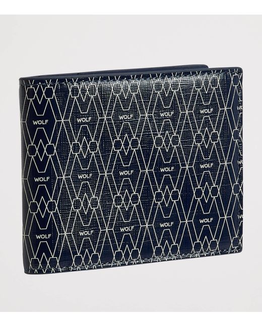 Wolf Blue Signature Billfold Wallet