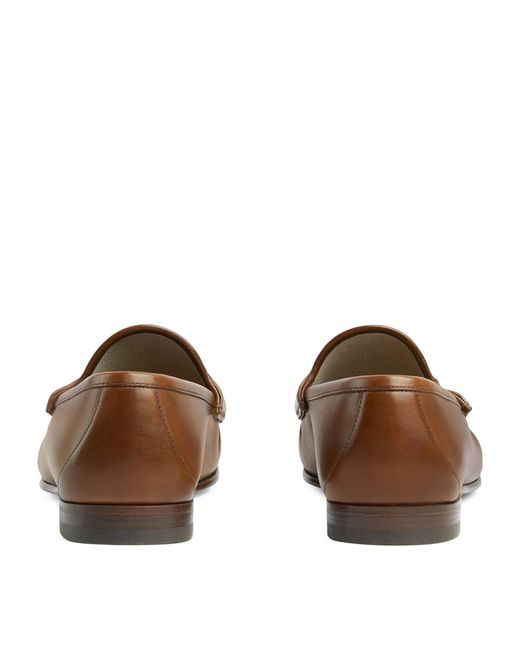 Gucci Brown Leather 1953 Horsebit Loafers for men