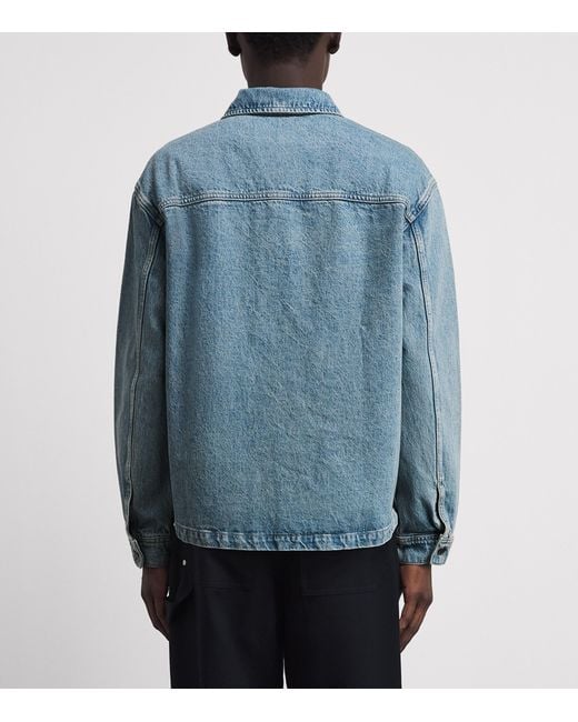 Rag & Bone Blue Denim Astor Overshirt for men