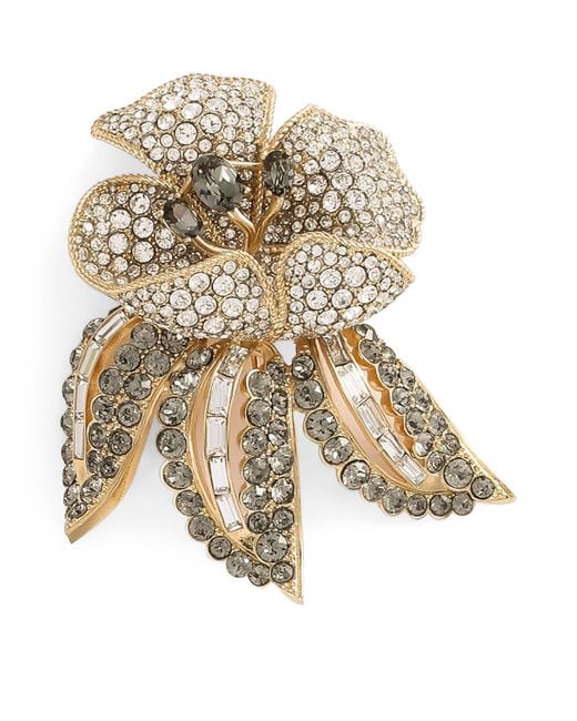 Dolce & Gabbana White Flower Brooch
