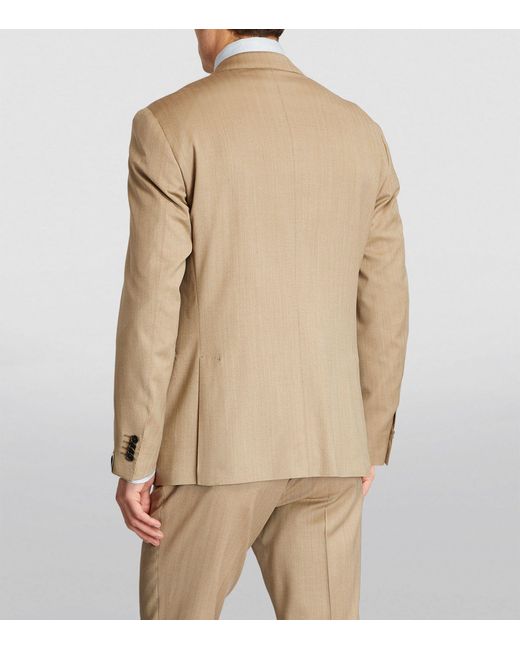 Corneliani Natural Wool 2-piece Suit for men