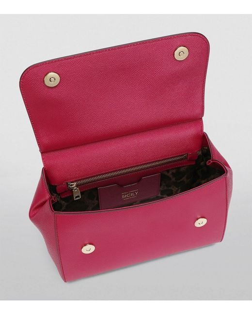 Dolce & Gabbana Red Sicily Top-handle Bag