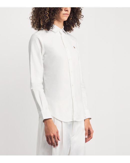 Polo Ralph Lauren White Cotton Polo Pony Shirt