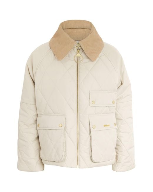 Barbour Natural Quilted Milby Jacket