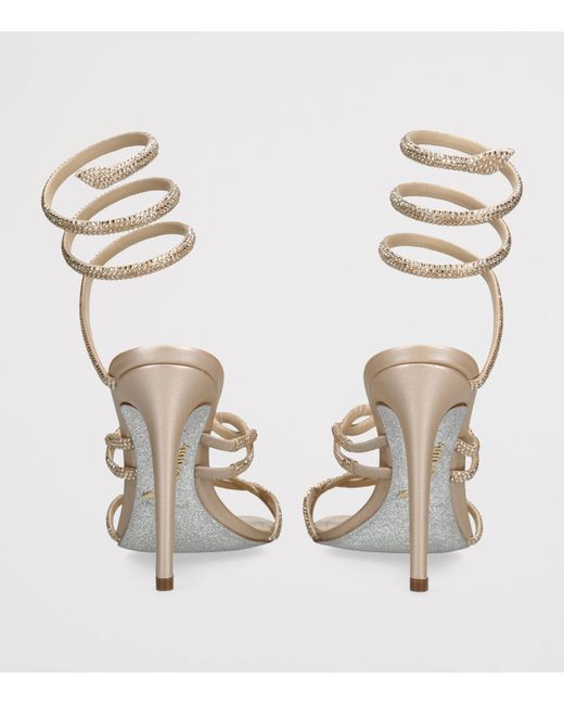 Rene Caovilla Metallic Embellished Cleo Sandals 105