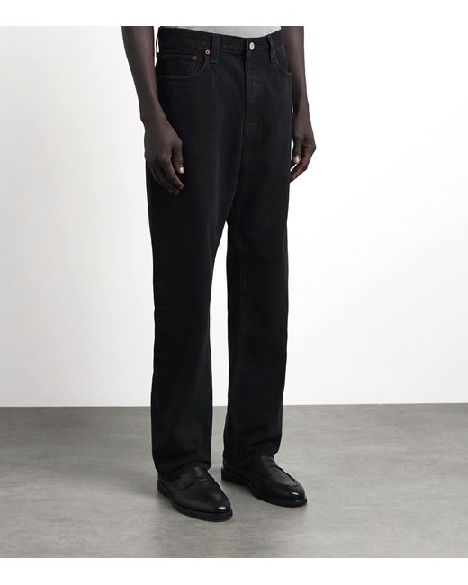 Agolde Black 90's Straight Jeans for men