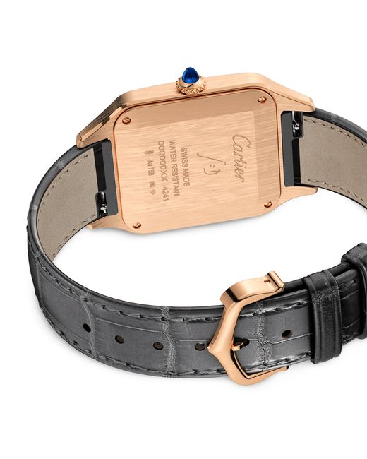 Cartier Gray Rose Santos-Dumont Watch for men