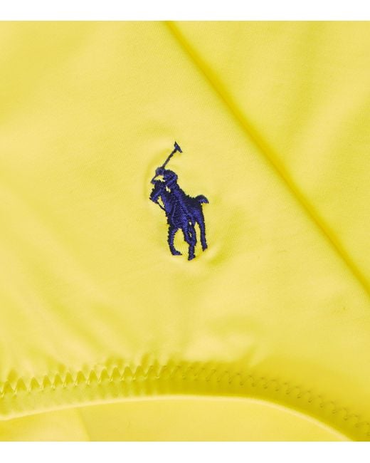 Polo Ralph Lauren Yellow Scoop-Neck Swimsuit