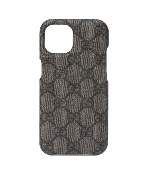 Gucci Gray Ophidia Gg Iphone 15 Phone Case for men