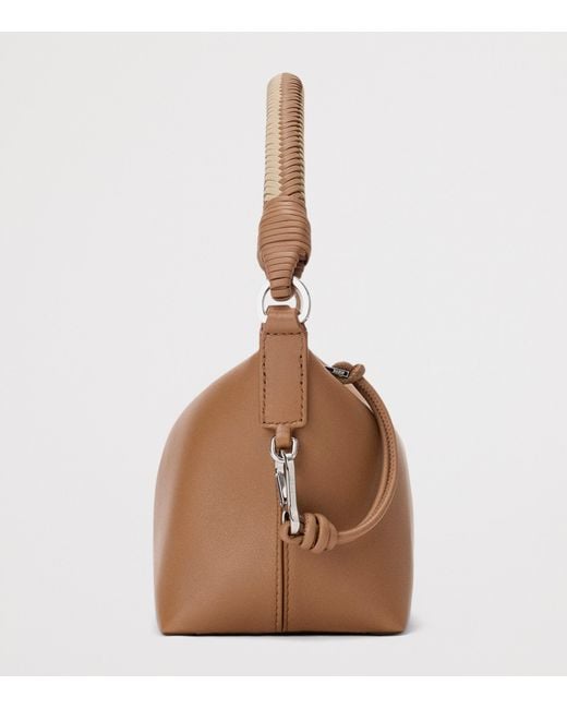 Loewe Brown Nappa Leather Cala Top-Handle Bag