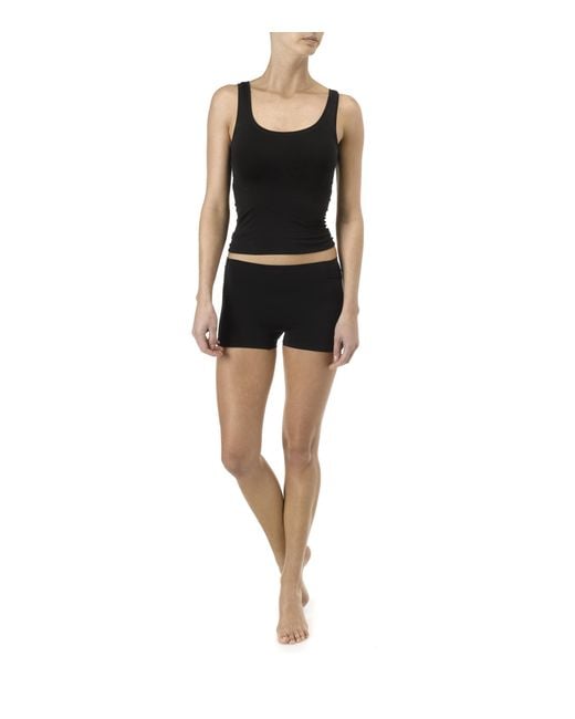 Hanro Black Touch Feeling Boy Leg Brief