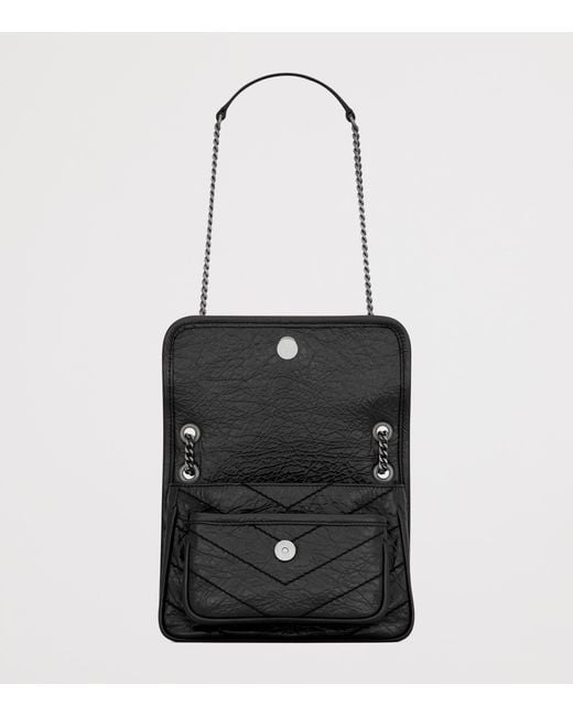 Saint Laurent White Mini Niki Chain Shoulder Bag
