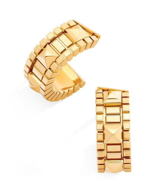 Marli New York Metallic Mini Life Hoop Earrings