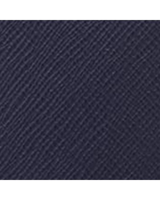 Smythson Blue Leather Panama Glasses Pouch