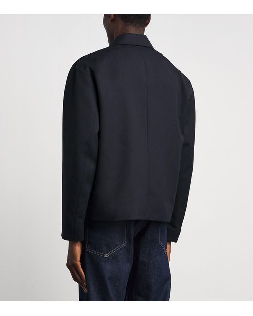 Sandro Blue Lightweight Zipped Jacket for men