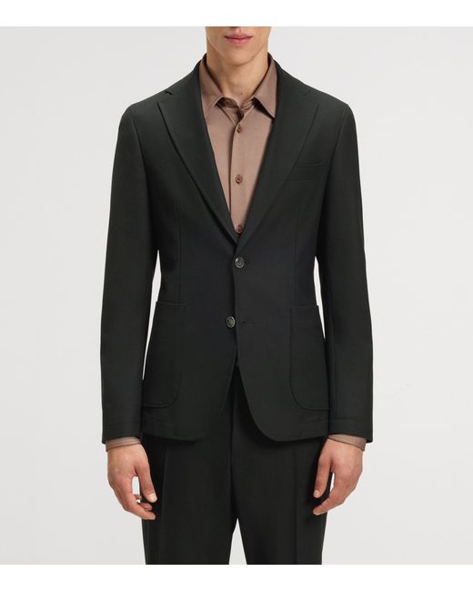 Boss Black Single-Breasted Slim Blazer for men