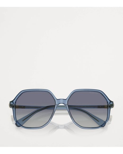Swarovski Gray Oversized Sk6003 Sunglasses