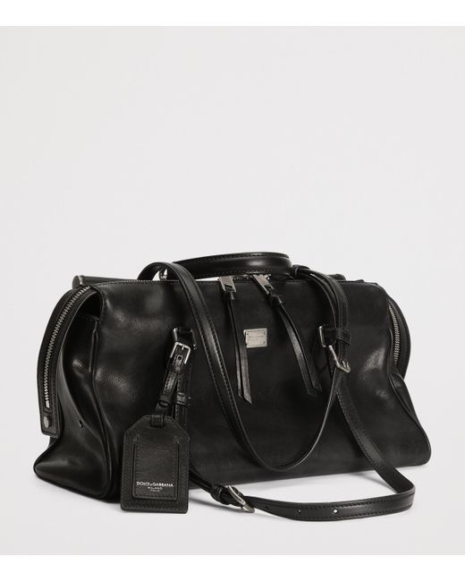 Dolce & Gabbana Black Calfskin Vittoria Shoulder Bag