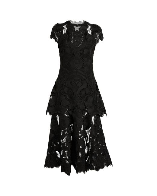 Guipure lace midi dress by 2025 jonathan simkhai