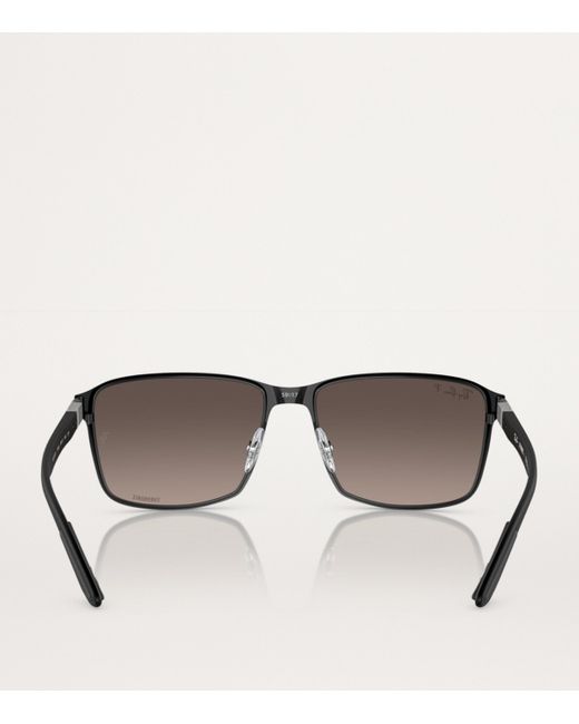 Ray-Ban Gray Metal Rb3721Ch Chromance Sunglasses