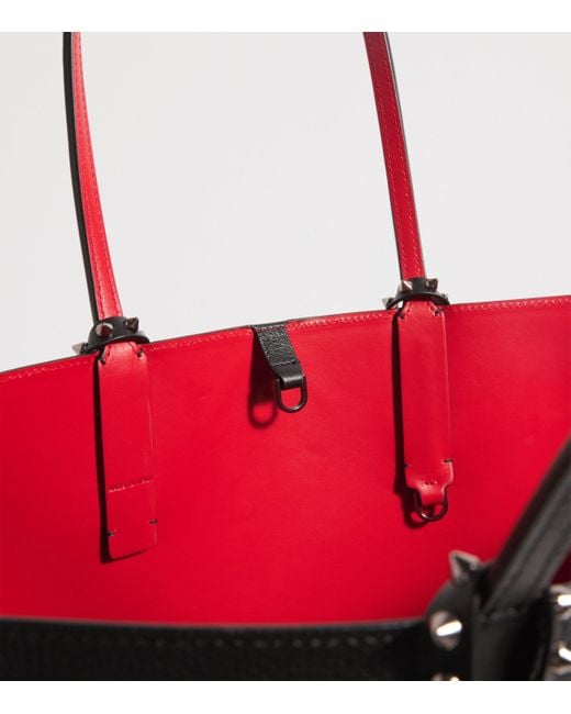 Christian Louboutin Black Cabata Large Calfskin Tote Bag