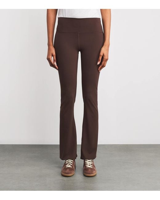 vuori Brown Allthefeels Slim Flare Leggings