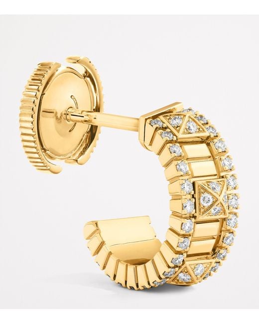 Marli New York Metallic Mini And Diamond Life Hoop Earrings