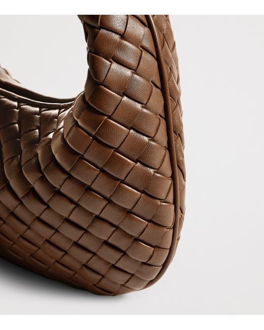 Bottega Veneta Brown Baby Leather Veneta Shoulder Bag