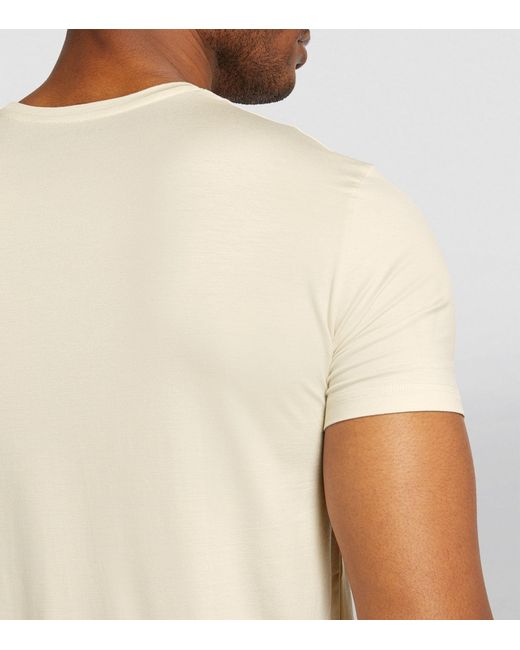 Derek Rose White Stretch-modal Basel T-shirt for men
