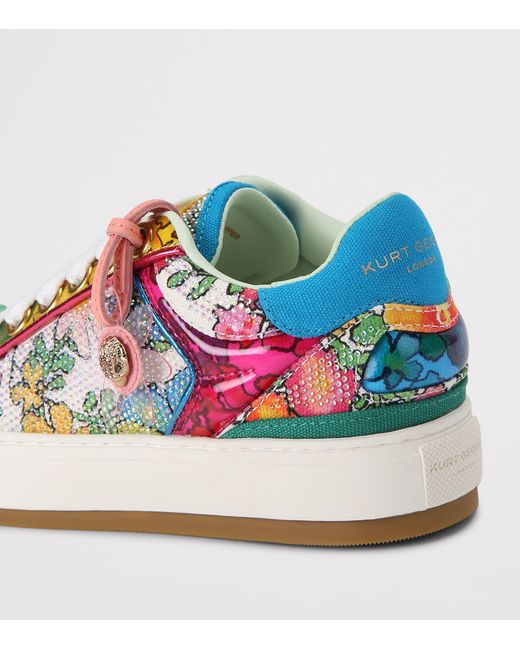 Kurt Geiger Pink Southbank Tag Sneakers