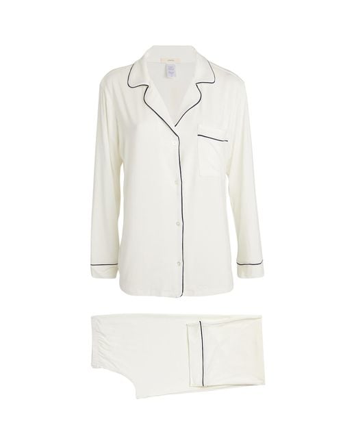 Eberjey White Gisele Pyjama Set