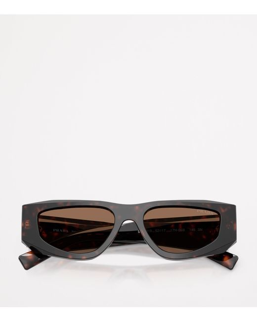 Prada Brown Acetate Pr B19S Sunglasses for men