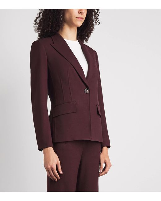 Veronica Beard Purple Isaac Dickey Blazer