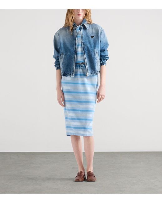Prada Blue Denim Jacket